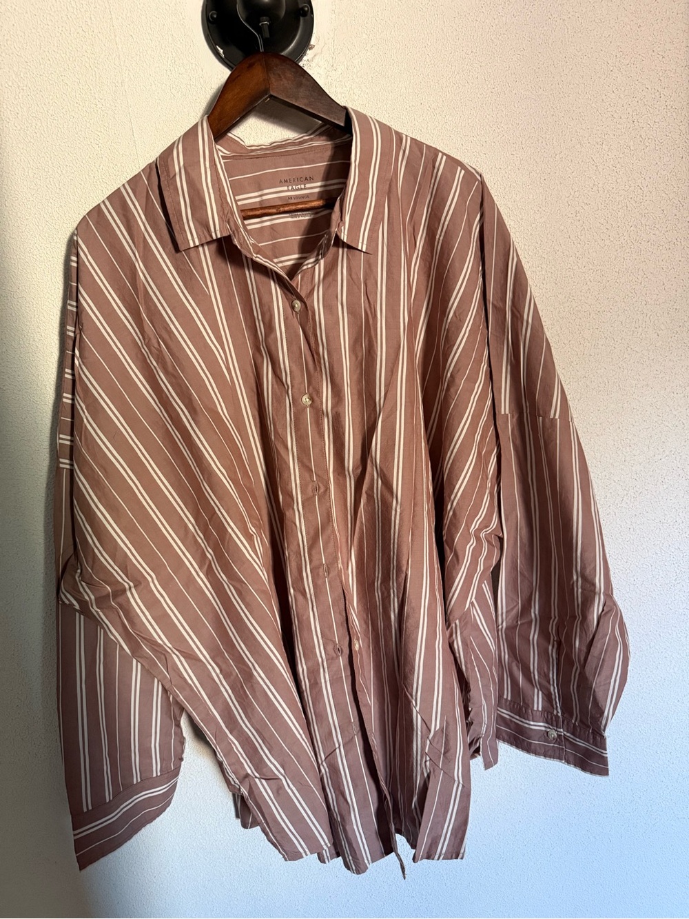 American Eagle Outfitters Stripe Button-Down Shirt